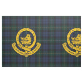 De stof: Tartan & Logo Stof (Fat Quarter)