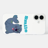 De stoffen afdichting bij Zazzle Mascot Logo Chara Case-Mate iPhone Case (Achterkant (horizontaal))
