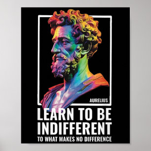 De stoïcijnse filosoof Marcus Aurelius Poster