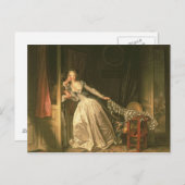 De Stolen Kiss, c.1788 Briefkaart (Voorkant / Achterkant)