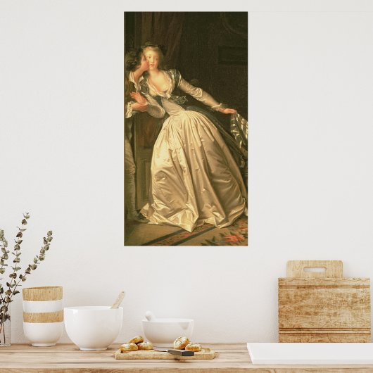 De Stolen Kiss, c.1788 Poster (Keuken)