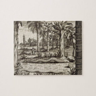 De Stone Snake uit 'China geïllustreerd' door Ath Legpuzzel