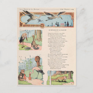 De storm en de Fox van de Stallen Briefkaart