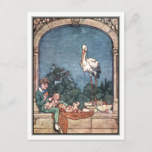 De storm van William Heath Robinson Briefkaart