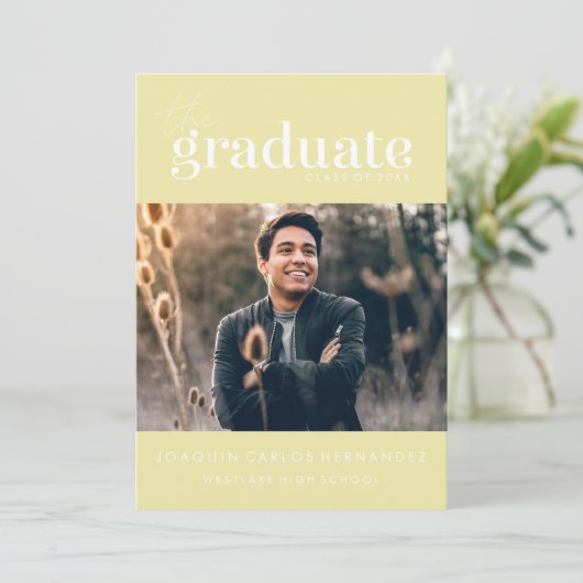 DE STOUTMOEDIGHEID AFSTUDEREN | FOTO AFSTUDEREN UI KAART (Staand voorkant)