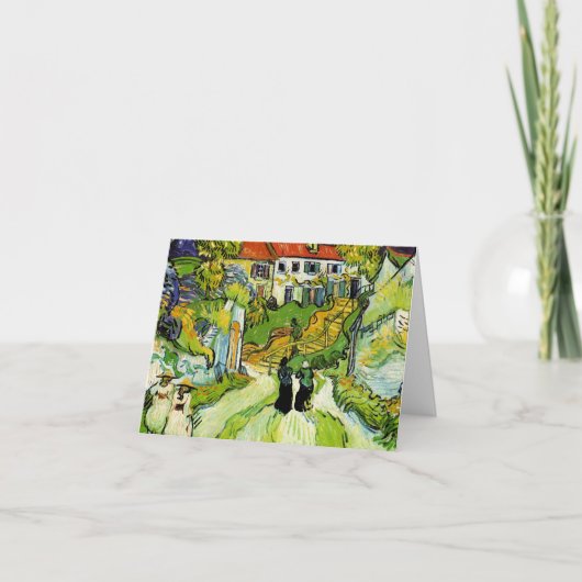 De Straat en de Stappen van het dorp Bedankkaart (Voorkant)