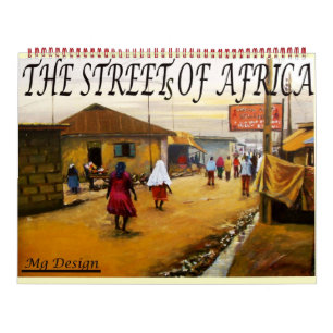 DE STRAAT VAN AFRIKA, ONTHAAL AAN LAGOS NIGERIA, KALENDER