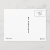 De Straat van de bourbon Briefkaart (Achterkant)