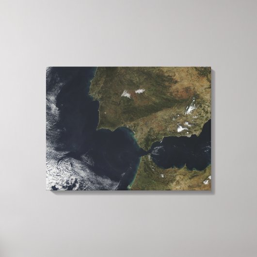 De Straat van Gibraltar Canvas Afdruk (Voorkant)