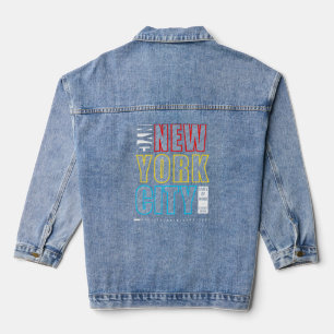 De straat van New York draag Denim Jacket