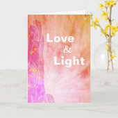 *~* de Stralen die van de genezer de Liefde van Kaart (Gele Bloem)