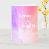 *~* de Stralen die van de Genezer van de liefde Kaart (Gele Bloem)