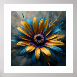 De stralende schoonheid van de Afrikaanse Daisy Poster