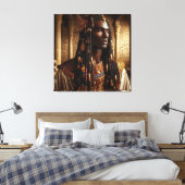 De straling van de farao canvas afdruk (Insitu (Slaapkamer))