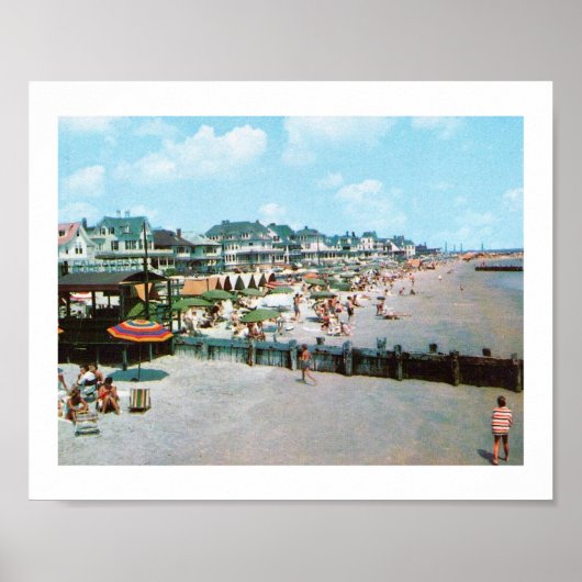 De strand, Kaapse nj, Poster (Voorkant)