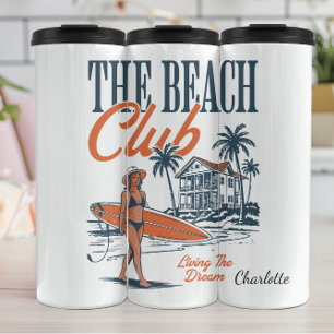 De strandclub die de droom leeft thermosbeker