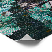 De straten van Denver collage FULL SIZE Poster (Hoek)