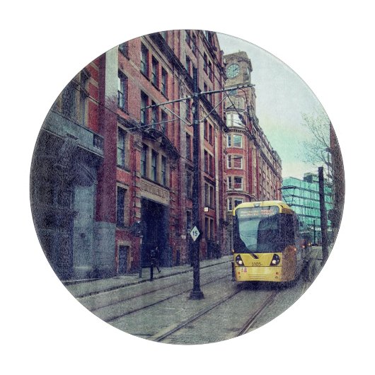 De straten van Manchester Snijplank (Voorkant)