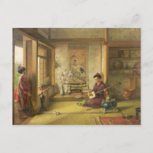 De Stray Shuttlecock (olie op canvas) Briefkaart