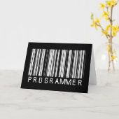 De Streepjescode van de programmeur Kaart (Gele Bloem)