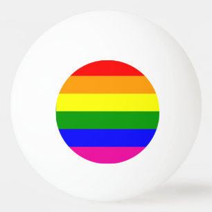 De Strepen van de regenboog Pingpongballen