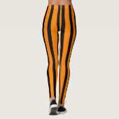 De Strepen van Halloween Leggings (Achterkant)