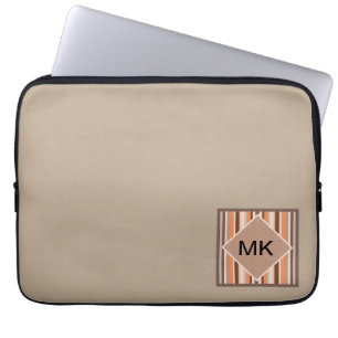 De Strepen van het decor Laptop Sleeve