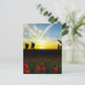 De strijd briefkaart (Staand voorkant)