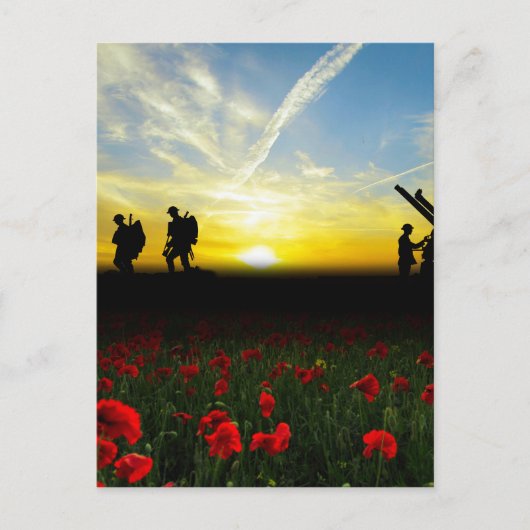 De strijd briefkaart (Voorkant)