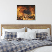 De strijd canvas afdruk (Insitu (Slaapkamer))