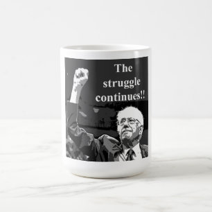 De strijd gaat door koffiemok