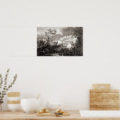 De strijd in Pittsburg Poster (Keuken)