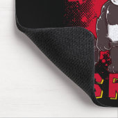 De strijd is echt grappig Panda Gym Bodybuilding Muismat (Hoek)