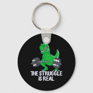 De Strijd Is Echt Grappige T-rex Gym Workout  Sleutelhanger