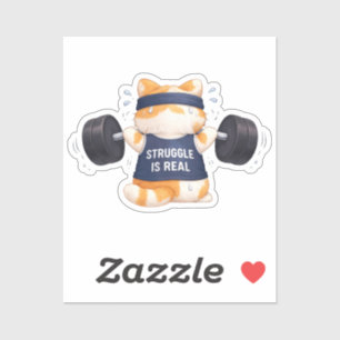De strijd is echt sticker