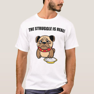 De strijd is echt. t-shirt