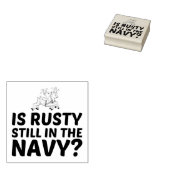 DE STRIJD IS NOG STEEDS IN DE NAVY 	RUBBERSTEMPEL (Gestempeld)
