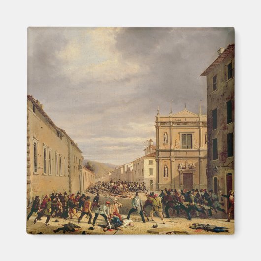 De strijd magneet (Voorkant)