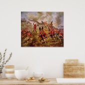 De strijd om Bunker Hill door E. Percy Moran Poster (Keuken)