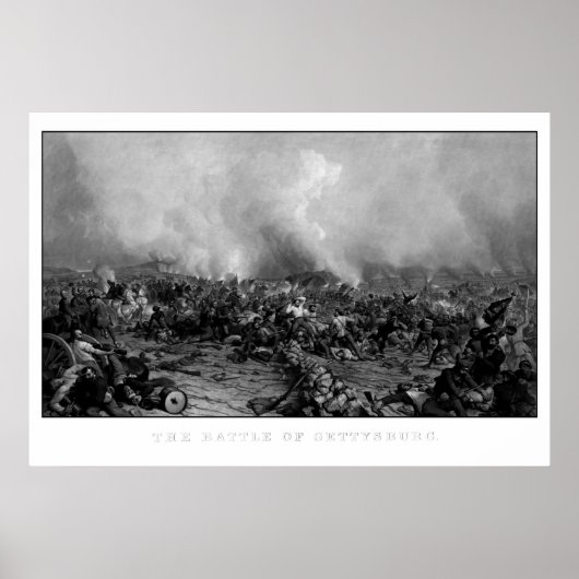 De strijd om Gettysburg Poster (Voorkant)