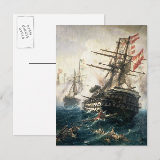 De strijd om Lissa Briefkaart (Voorkant / Achterkant)