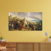 De strijd om Montgisard Canvas Afdruk (Insitu (Woonkamer))