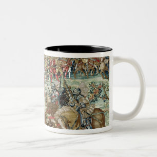 De strijd om Pavia. Het voorschot van Charles V Tweekleurige Koffiemok