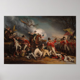 De strijd om Princeton - John Trumbull Poster