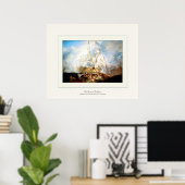 De strijd om Trafalgar ~  Fine Art Print (Thuiskantoor)