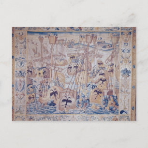 De strijd om Tunis of Lepanto Briefkaart