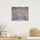 De strijd om Tunis of Lepanto Poster (Keuken)