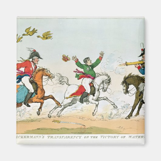 De strijd om Waterloo Magneet (Voorkant)