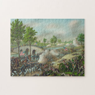 De strijd tegen Antietam Maryland Legpuzzel