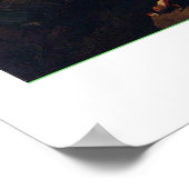 De strijd tegen Borodino door Peter von Hess Poster (Hoek)